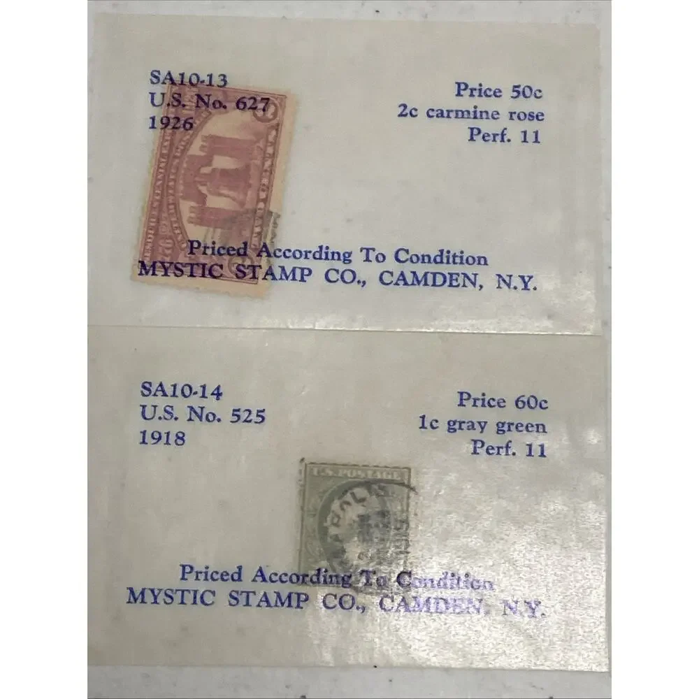 Vintage Postage Stamps US Collection Lot Of 71 Used Off Paper‎ Dated 1895-1994